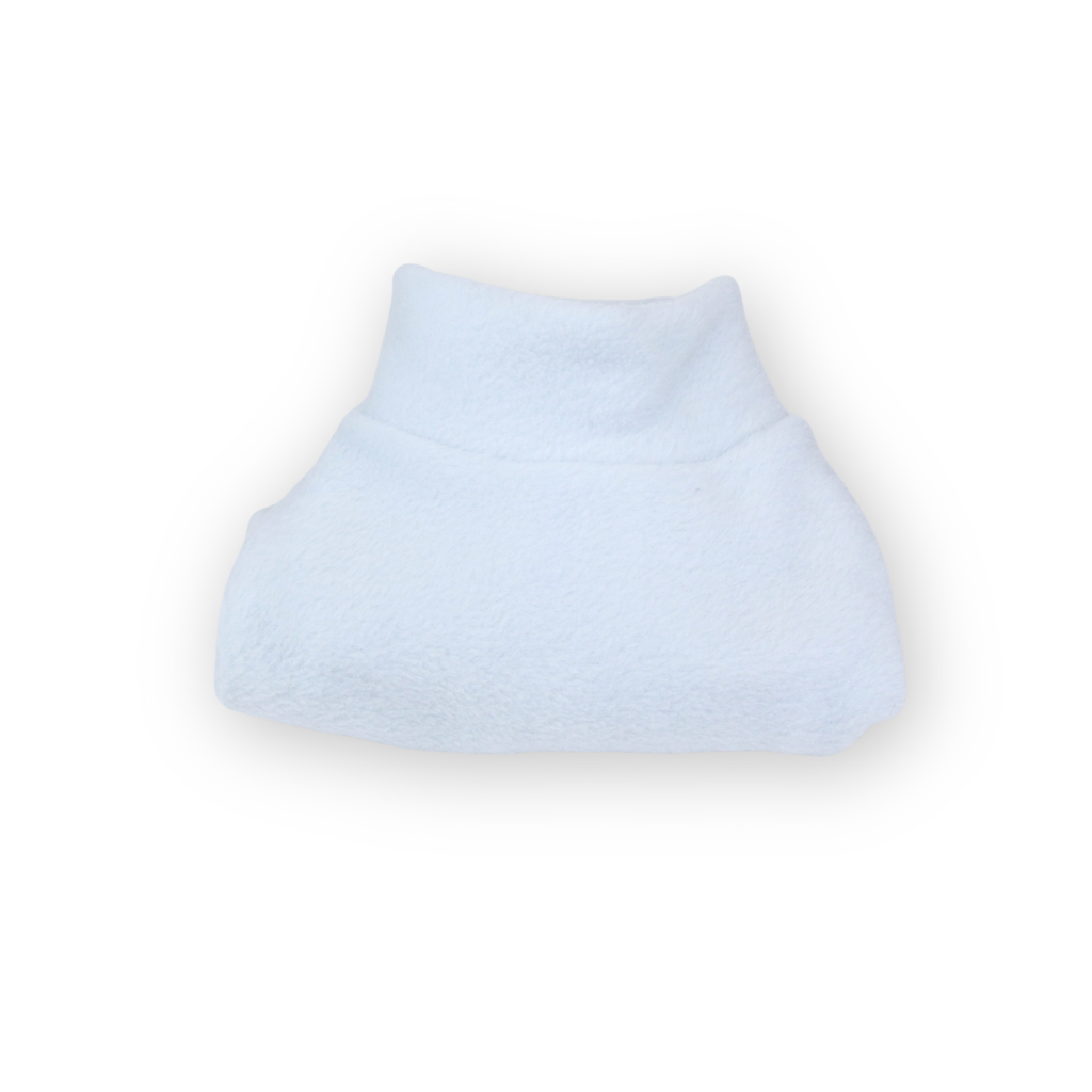 Light baby blue fleece dog coat from Lana Royals Pet Wear.