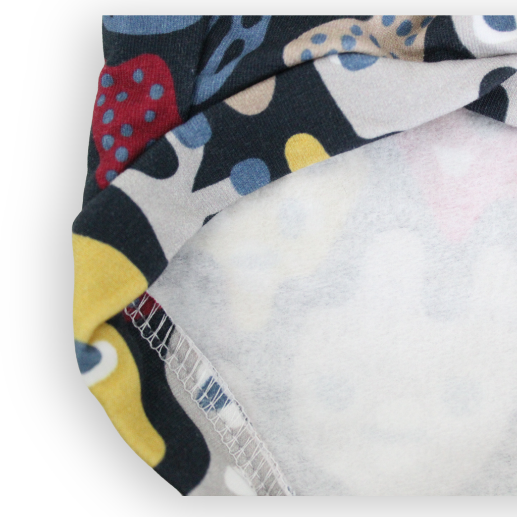 Close-up of dog shirt from Lana Royals Pet Wear.